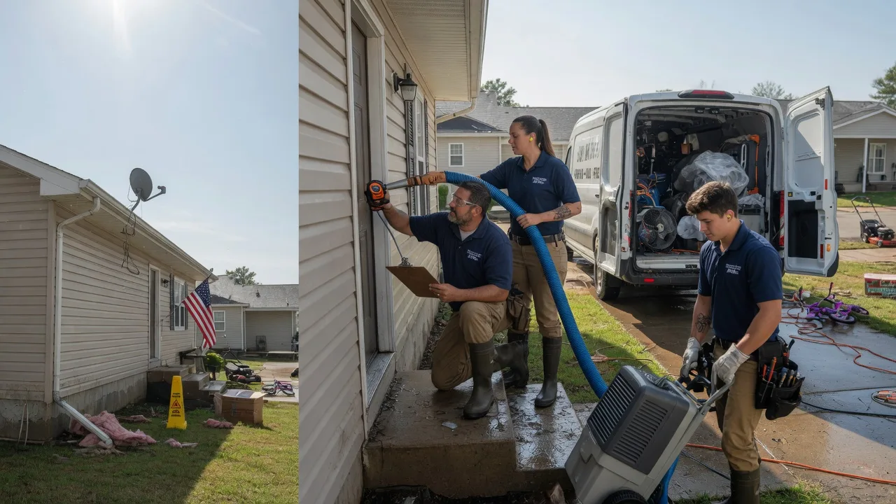 Ceiling Water Damage Restoration in Salina, OK near me